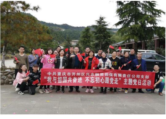 兴农担保公司党支部开展主题党日活动